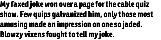 Ronnia Condensed Extra Bold OT