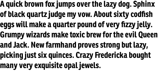 Ronnia Condensed Bold OT