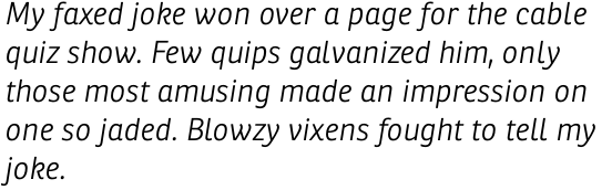 Ronnia Basic Light Italic OT