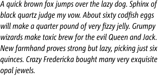 Corpid C1 Condensed Regular Italic