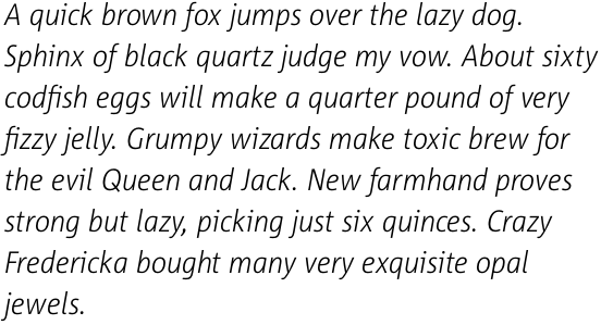 Corpid E1s Semi Condensed Light Italic