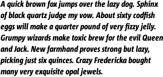 Corpid C1s Condensed Heavy Italic