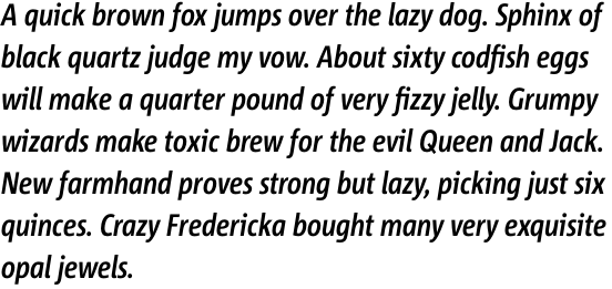 Corpid E1s Condensed Bold Italic