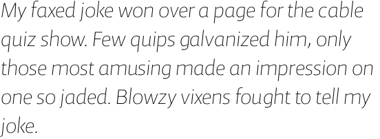 Andrew Samuels Thin Italic OSF