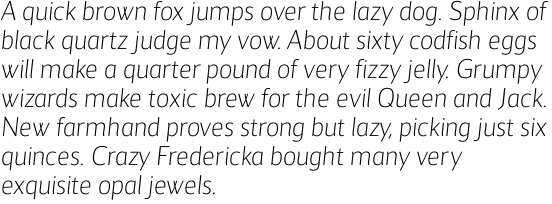 Maya Samuels Extra Light Italic