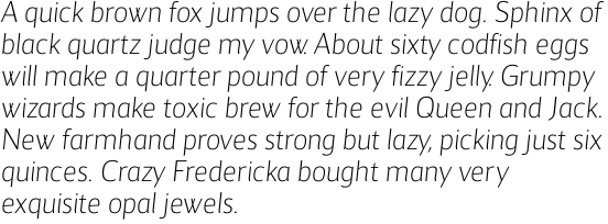 Maya Samuels Extra Light Italic OT