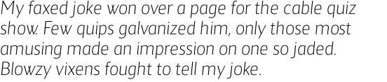 Maya Samuels Extra Light Italic OT