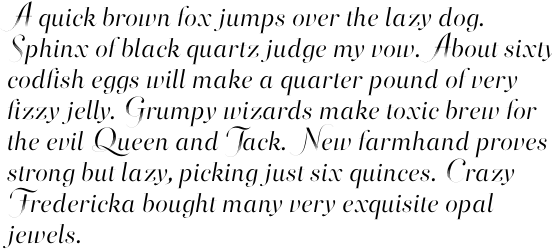 Victoria Samuels Italic OT