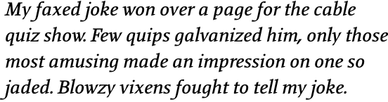 Rebecca Samuels Bold Italic OT