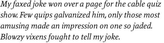 Rebecca Samuels Italic OT