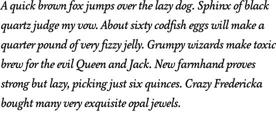 FF Atma Serif OT Medium Italic