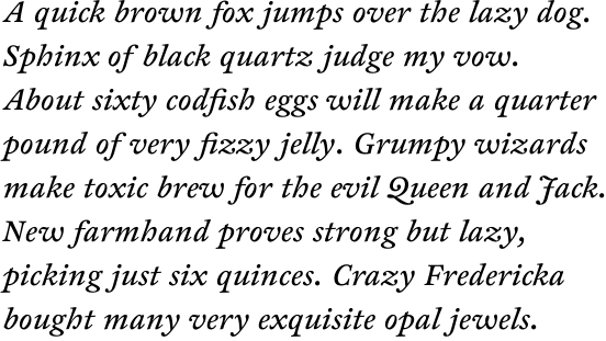 FF Clifford Six OT Regular Italic