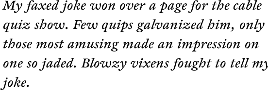 FF Clifford Six OT Regular Italic