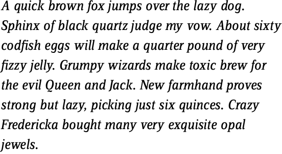 FF Zine Serif Display OT Regular Italic
