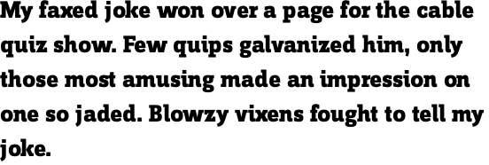 FF Zine Slab Display OT Extra Bold