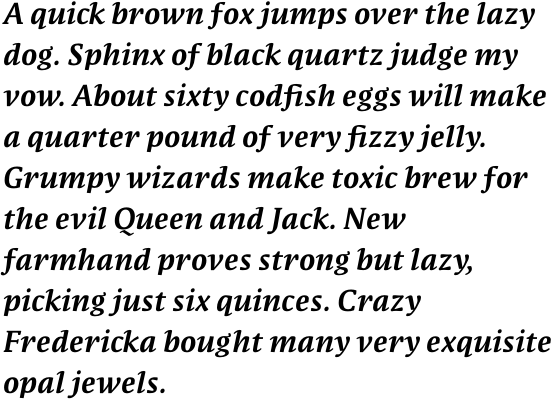 FF Parable OT Bold Italic