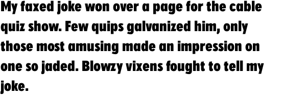 FF Super Grotesk OT Condensed Bold