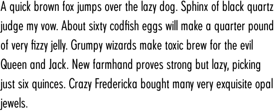 FF Super Grotesk OT Condensed Regular