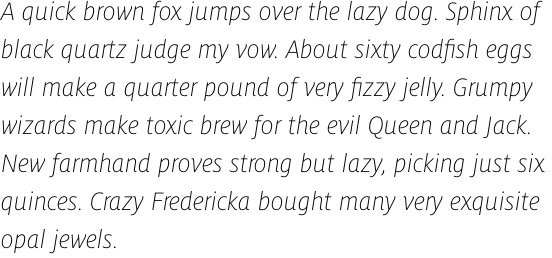 FF Milo OT Extra Light Italic