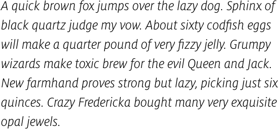 FF Milo OT Light Italic