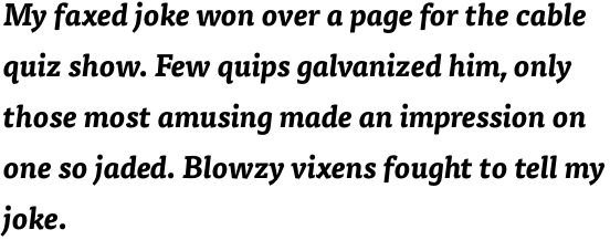 FF Tisa OT Bold Italic