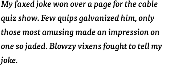 FF Tisa OT Medium Italic