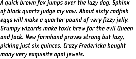 Cholla Sans Bold Italic OT