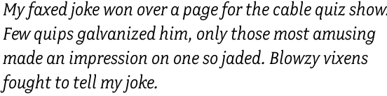 Fairplex Narrow Book Italic OT
