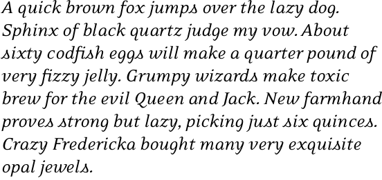 Eidetic Neo Italic OT