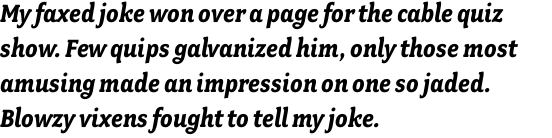 Fairplex Narrow Bold Italic OT