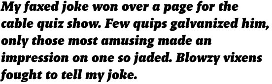 Malaga Black Italic OT