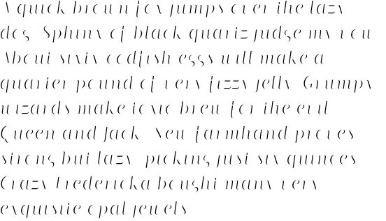 Matrix II Hilite Script OT