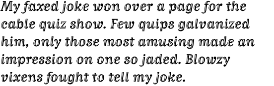 Matrix II Inline Italic OT