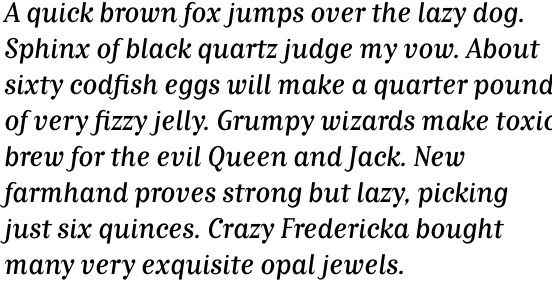 Matrix II Regular Italic OT