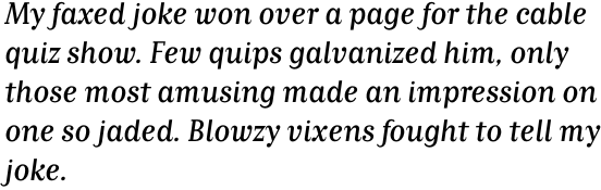 Matrix II Regular Italic OT