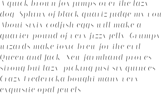 Matrix II Hilite Italic OT