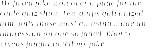 Matrix II Hilite Italic OT