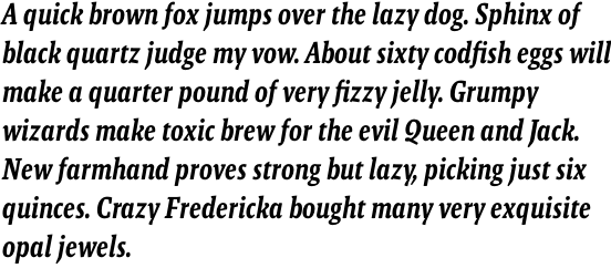 Malaga Narrow Medium Italic OT