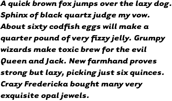 Tarzana Wide Bold Italic OT