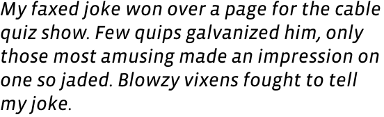 Vista Sans Regular Italic OT