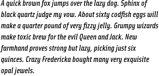 Solex Medium Italic OT