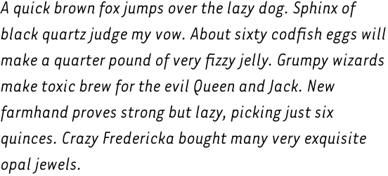 Tarzana Narrow Italic OT