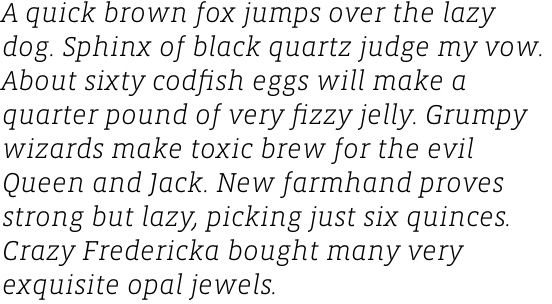 Vista Slab Light Italic OT