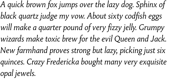 Paradigm Standard Light Italic