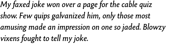 Paradigm Standard Italic