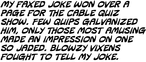 Hammer Horror Bold Italic OT