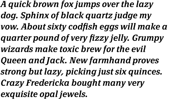 FF Page Serif OT Demi Bold Italic