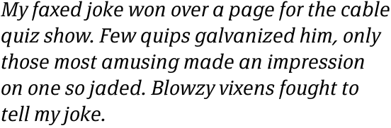 FF Page Serif OT Light Italic