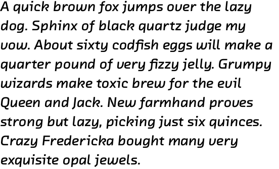FF Chambers Sans OT Bold Italic