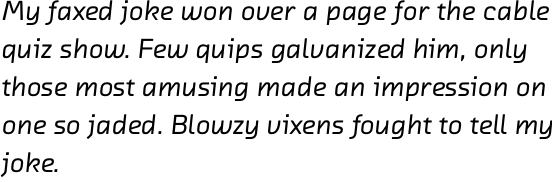 FF Chambers Sans OT Medium Italic